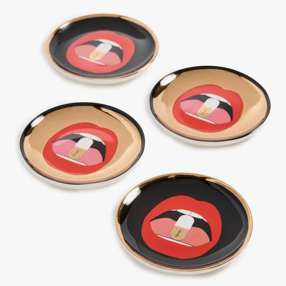 JONATHAN ADLER FULL DOSE COASTERS | Trinket Tray | Jewelry Holder | Home Decor - Picture 4 of 5